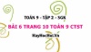Bài 6 trang 10 Toán 9 tập 2 Chân trời sáng tạo